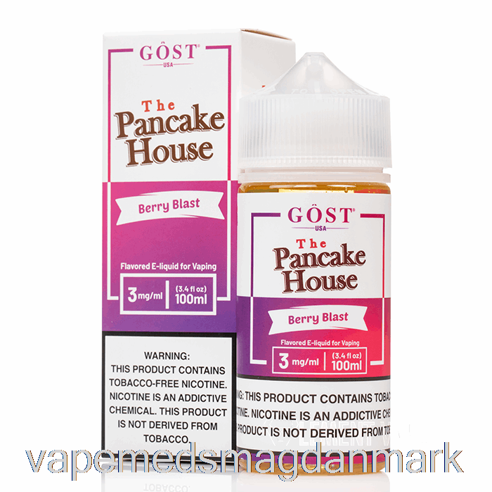 Vape Væske Berry Blast - Pandekagehuset - Gost Vapor - 100ml 6mg